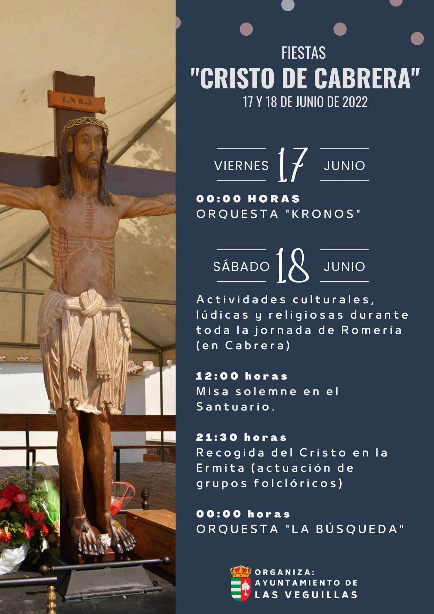 Fiestas del Cristo de Cabrera 2022 Las Veguillas